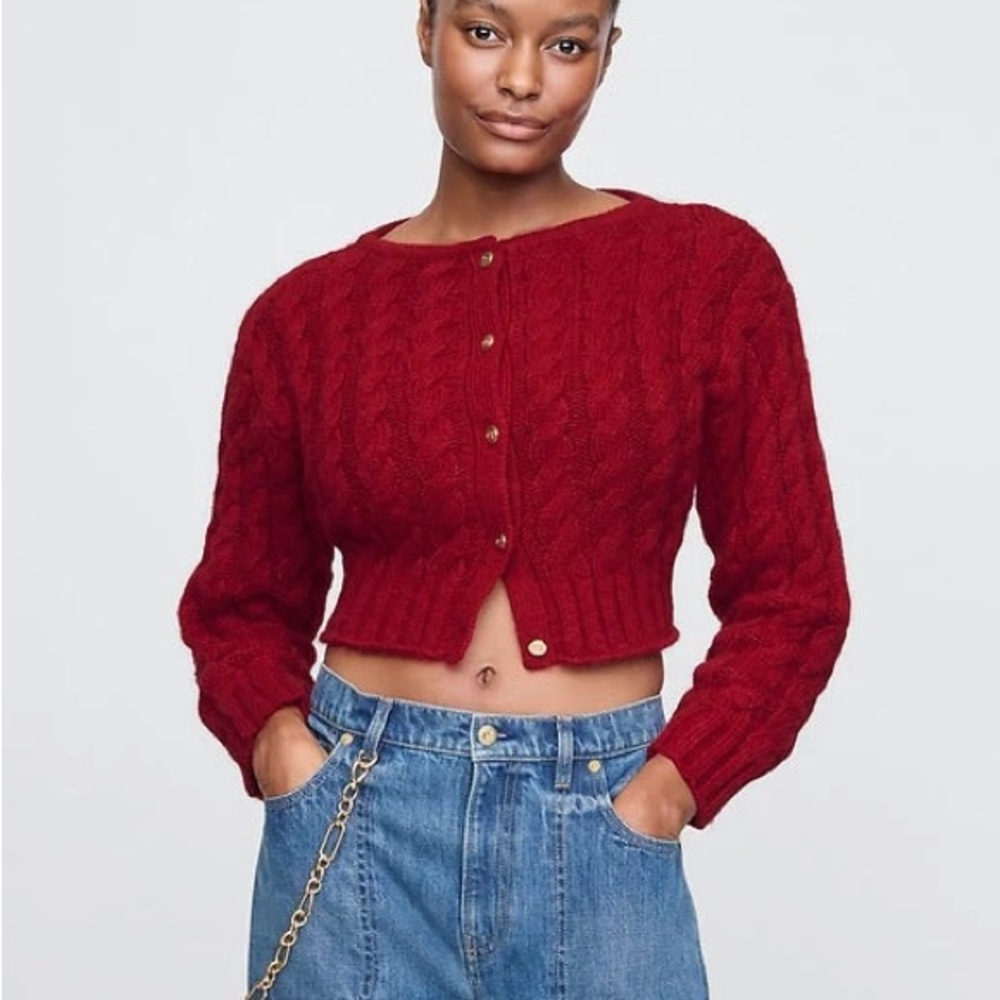 Cult Gaia x GAP Cropped Cardigan